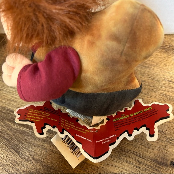 NWT VTG 1999 STUFFINS UNIVERSAL STUDIOS MONSTER HUNCHBACK OF NOTRE DAME 6" PLUSH - Picture 5 of 7